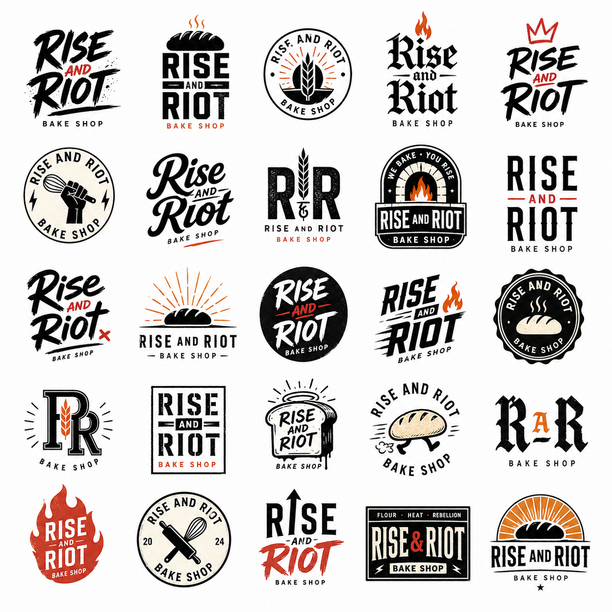 Vintage direction set generated logo board